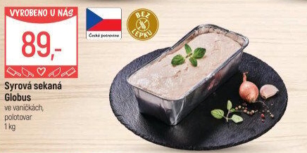 Sekaná syrová Globus