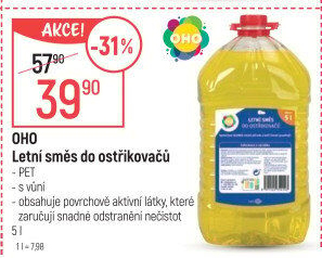 Směs do ostřikovačů letní OHO