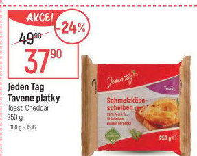 Sýr tavený plátky Jeden Tag