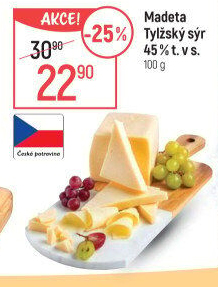 Sýr tylžský Sýrařův výběr Madeta