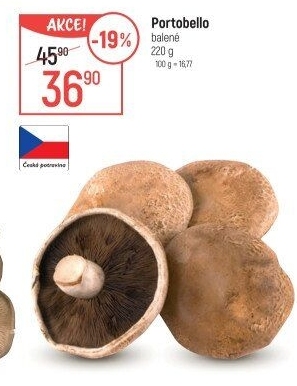 Žampiony Portobello