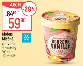 Zmrzlina v kelímku Globus