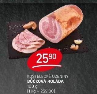 Bůčková roláda Kostelecké uzeniny