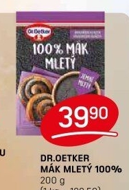 Mák mletý Dr. Oetker