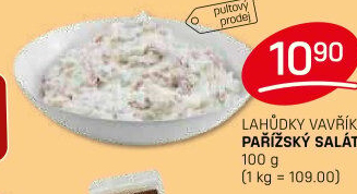 Pařížský salát Lahůdky Vavřík