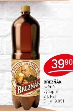Pivo světlé výčepní 10° Březňák