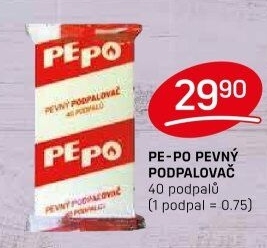 Podpalovač pevný Pe-Po