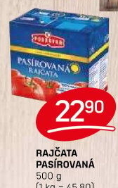 Rajčata pasírovaná Podravka