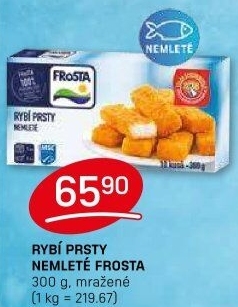 Rybí prsty nemleté mražené Frosta