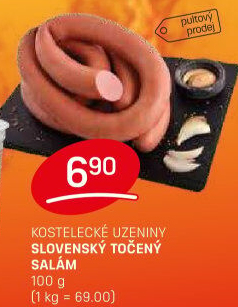 Salám slovenský točený Kostelecké uzeniny