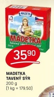 Sýr tavený smetanový Madetka