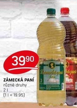 Víno stolní Zámecká paní