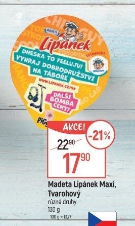 Dezert Lipánek Madeta