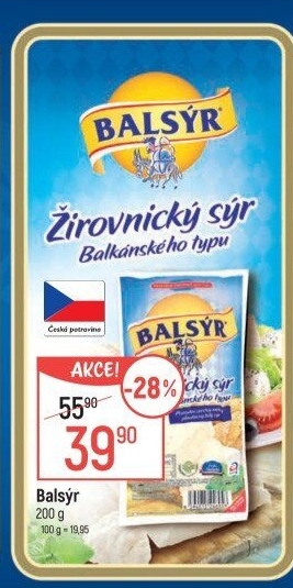Sýr Balsýr Mlékárna Žirovnice