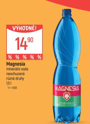 Přírodní voda Magnesia