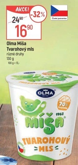 Dezert Tvarohový mls Míša Olma