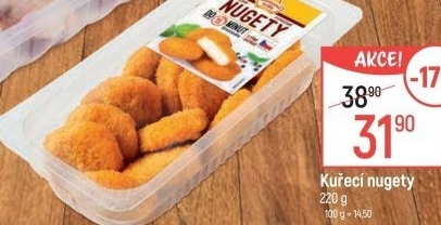 Kuřecí nugety Vodňanské kuře