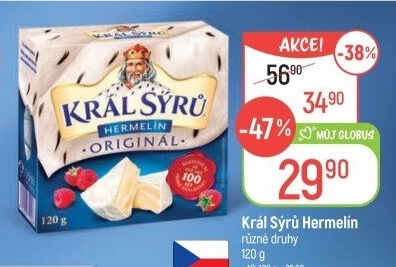Sýr Hermelín Král sýrů
