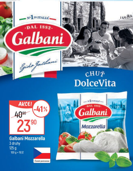 Sýr Mozzarella Galbani