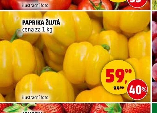 PAPRIKA ŽLUTÁ