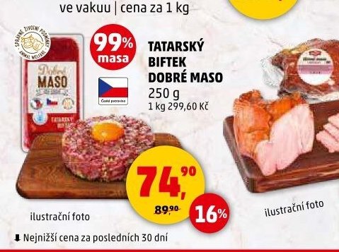 TATARSKÝ BIFTEK DOBRÉ MASO