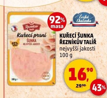 KUŘECÍ ŠUNKA ŘEZNÍKŮV TALÍŘ