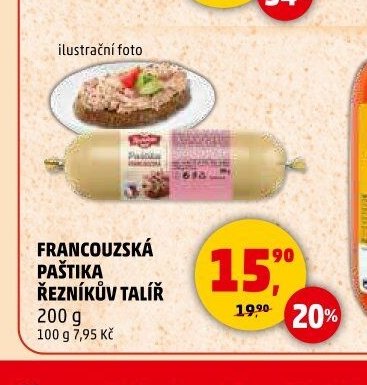 FRANCOUZSKÁ PAŠTIKA ŘEZNÍKŮV TALÍŘ