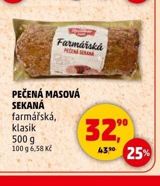 PEČENÁ MASOVÁ SEKANÁ