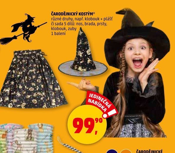ČARODĚJNICKÝ KOSTÝM