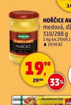 HOŘČICE AVOKÁDO