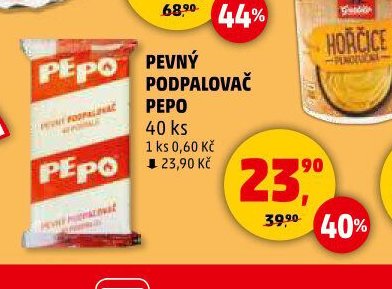 PEVNÝ PODPALOVAČ PEPO