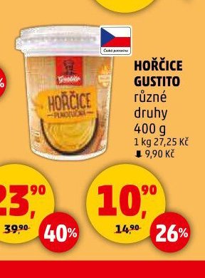 HOŘČICE GUSTITO