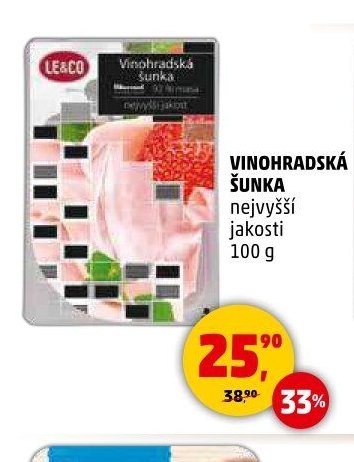 VINOHRADSKÁ ŠUNKA nejvyšší jakosti