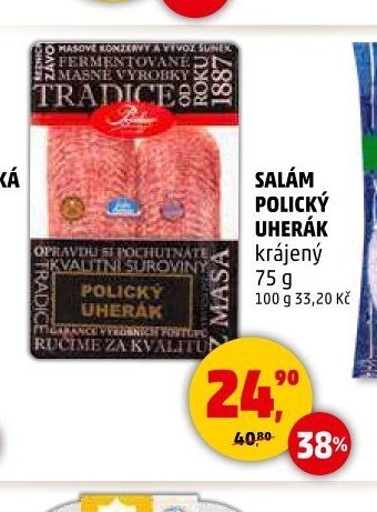 SALÁM POLICKÝ UHERÁK krájený
