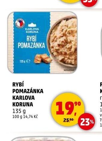 RYBÍ POMAZÁNKA KARLOVA KORUNA