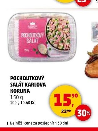 POCHOUTKOVÝ SALÁT KARLOVA KORUNA