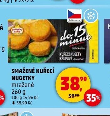 SMAŽENÉ KUŘECÍ NUGETKY