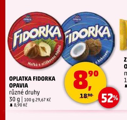 OPLATKA FIDORKA OPAVIA