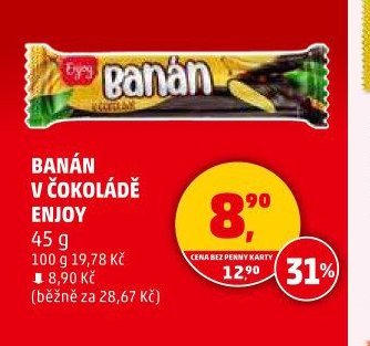 BANÁN V ČOKOLÁDĚ ENJOY