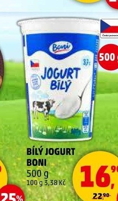 Bílý jogurt Boni