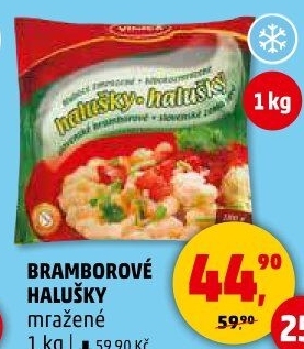 Halušky bramborové mražené Vinica