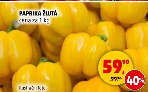 Paprika žlutá