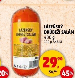 Salám drůbeží lázeňský