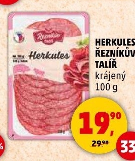 Salám Herkules Řezníkův talíř