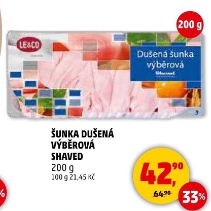 Šunka dušená výběrová LE&