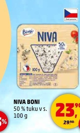 Sýr Niva 50% Boni
