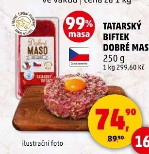 Tatarský biftek Dobré maso