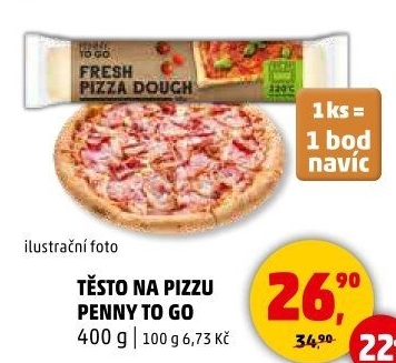 Těsto na pizzu Penny To Go