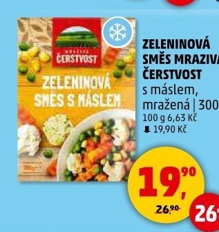 Zeleninová směs s máslem mražená Mrazivá Čerstvost