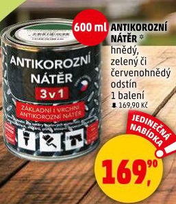 Antikorozní nátěr 3v1